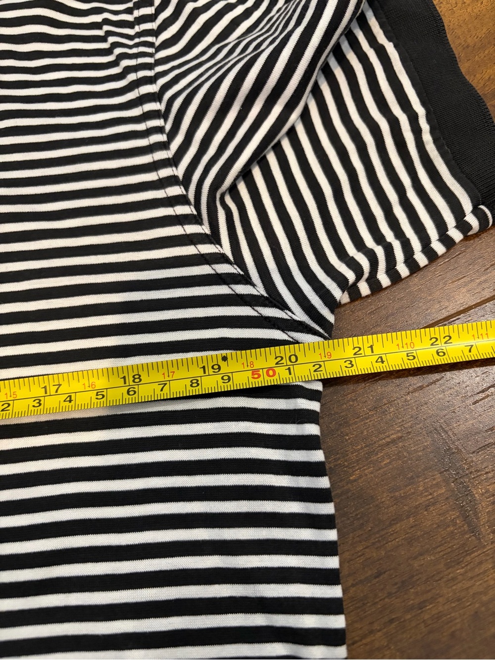 Ralph Lauren Purple Label Cotton Black and White Striped Polo Shirt - Picture 11 of 13